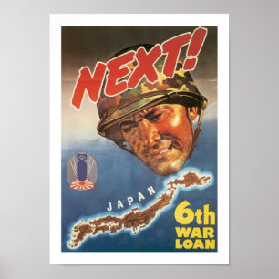 Next! 6th War Loan (white) Poster