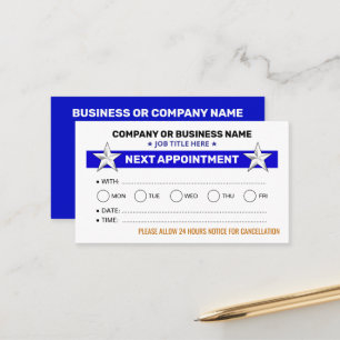 Next Appointment Reminders (Bulk Office Cards)