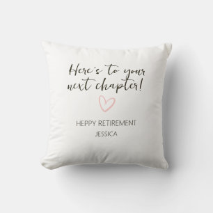 Next Chapter Personalised Retirement Gift Cushion