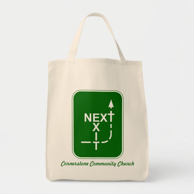 Next Exit Cornerstone Tote Bag (Front)