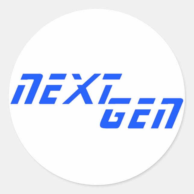 Next Gen Classic Round Sticker (Front)