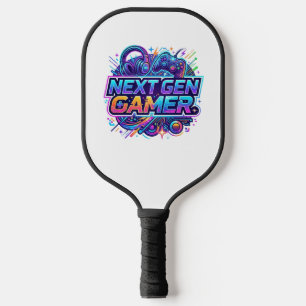 Next Gen Gamer T-Shirt Pickleball Paddle