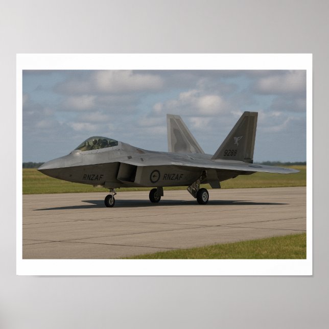 Next-gen RNZAF fighter Poster (Front)
