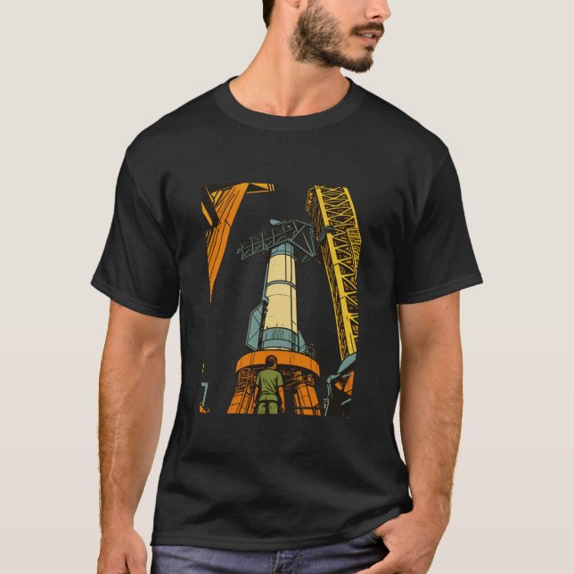 Next Generation Deep Space Rocket | T-Shirt (Front)