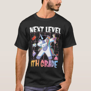 Next Level 8th Grade Unicorn Gamer Graduate Gaming T-Shirt