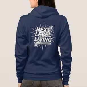 Next Level Living Women's Hooded ZIP-UP Hoodie