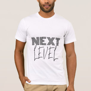 Next Level Modern Typography T-Shirt