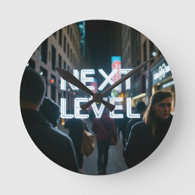 Next Level Round Clock (Front)
