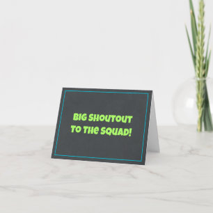 Next Level Thank You Squad Card