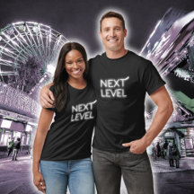 Next Level White Neon Black