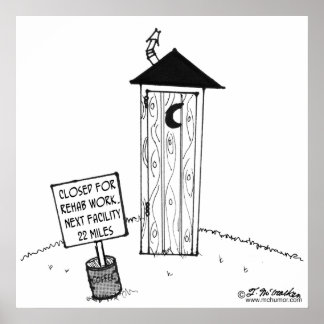 Next Outhouse 22 Miles Poster