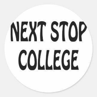 Next Stop College Sticker