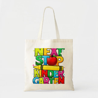 Next Stop Kindergarten Preschool Graduation 2023 B Tote Bag