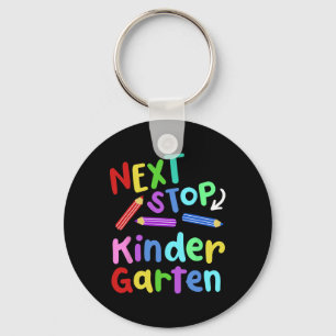 Next Stop Kindergarten Preschool Graduation 2025 B Key Ring