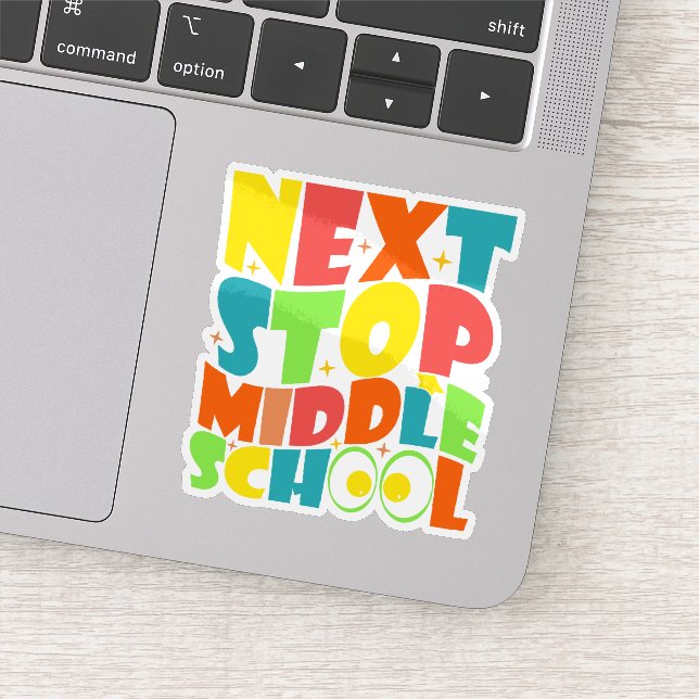 Next Stop Middle School Funny Sayings Kids  (Detail)