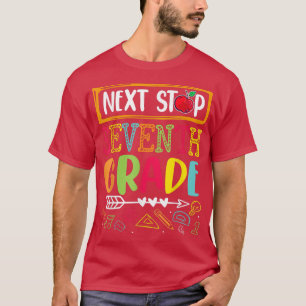 Next Stop Seventh Grade Back To School Teacher Stu T-Shirt