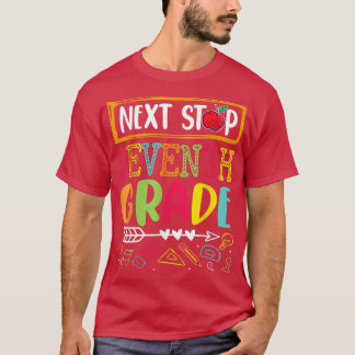 Next Stop Seventh Grade Back To School Teacher Stu T-Shirt