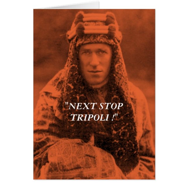 NEXT STOP TRIPOLI... (Front)