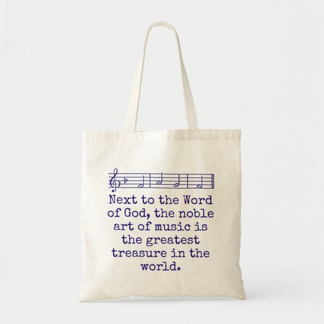 Next To The Word Of God - Music Quote  Tote Bag (Front)