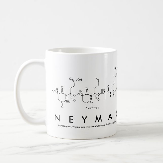 Neymar peptide name mug (Left)