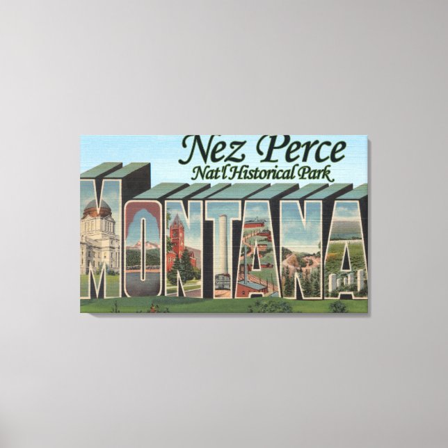 Nez Perce Nat'l Park, Montana Canvas Print (Front)