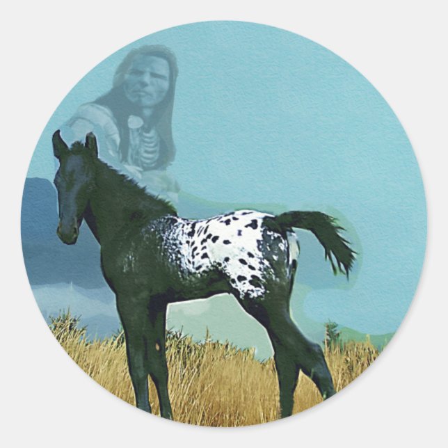 Nez Perce Pony Decal or Sticker (Front)