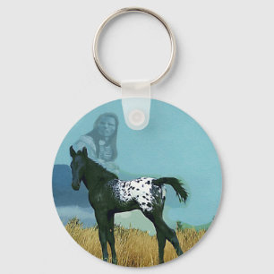 Nez Perce Pony Keychain
