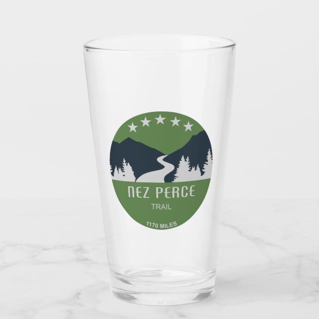 Nez Perce Trail Glass (Front)