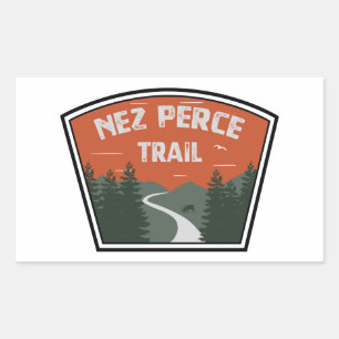 Nez Perce Trail Rectangular Sticker