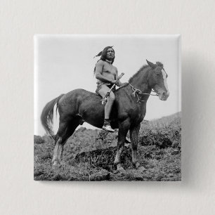Nez Perce Warrior Button