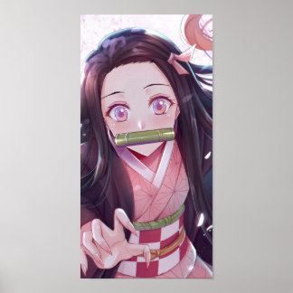 Nezuko demon slayer poster
