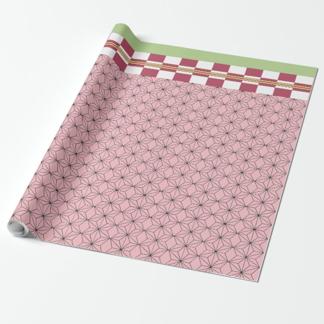 Nezuko Wrapping Paper (Unrolled)