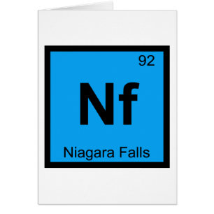 Nf - Niagara Falls New York Chemistry Symbol