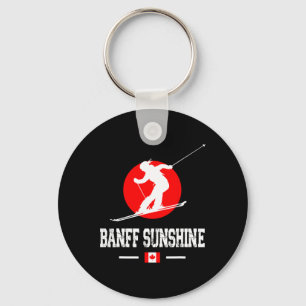 Nff Sunshine Canada Ski Resort Rocky Mountains Ski Key Ring