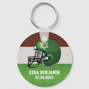 NFL American Football Bar Mitzvah Key Ring