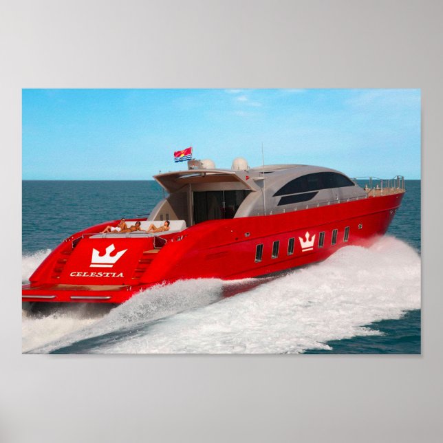 NFT Champions Yacht Celestia Poster (Front)