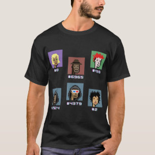 NFT collectable figures CryptoPunks T-Shirt