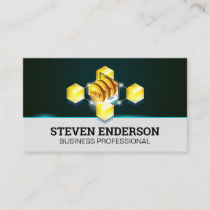 NFT   Crypto   Blockchain Finance Business Card