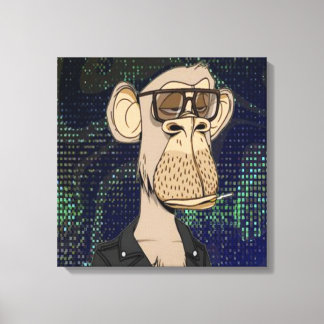 NFT monkey artwork Canvas Print