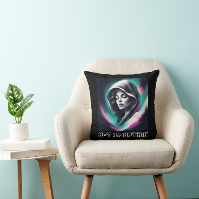 NFT or Nuthin'—The Must-Have for Crypto Enthusiast Cushion (Chair)