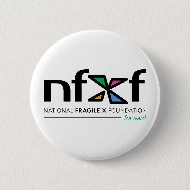 NFXF Forward 6 Cm Round Badge (Front)