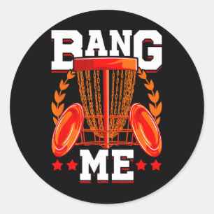 Ng Me Disc Golf Funny Frisbee Golf Chains Disc Spo Classic Round Sticker