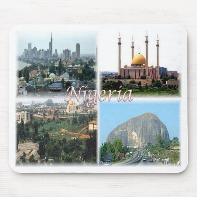 NG Nigeria - Abuja - Mouse Mat (Front)