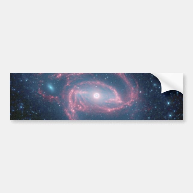 NGC 1097 Coiled Galaxy of the Night Bumper Sticker (Front)