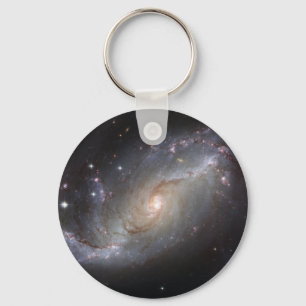 NGC 1672 Barred Spiral Galaxy Key Ring