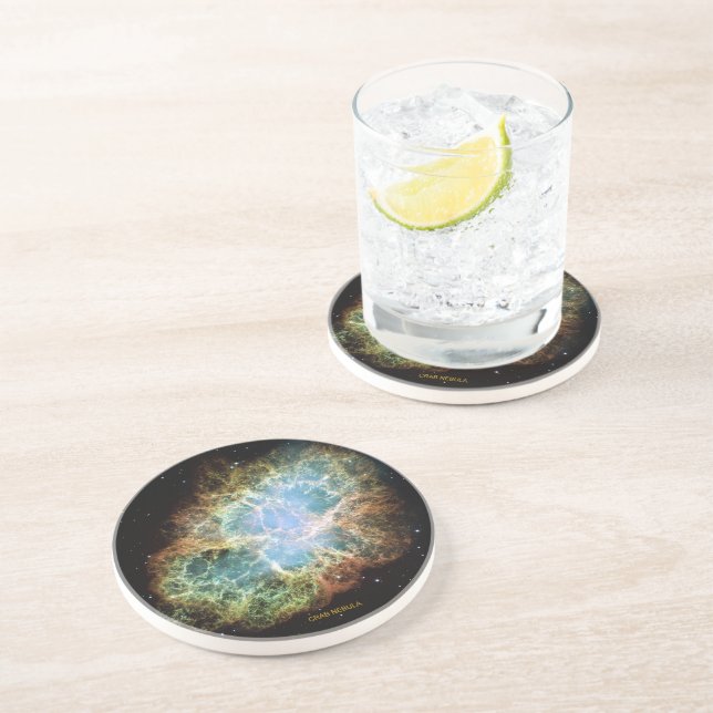 NGC 1952 Supernova Crab Nebula NASA Photo Coaster (Side)