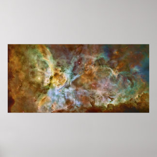 NGC 3372 Carinae Nebula from the Hubble Poster