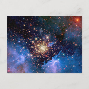 NGC 3603 Star Cluster - NASA Hubble Space Photo Postcard
