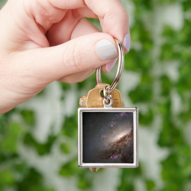 Ngc 4258 Undergoing Intense Star Formation. Key Ring (Hand)