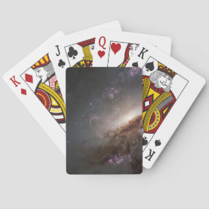 Ngc 4258 Undergoing Intense Star Formation. Playing Cards